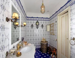 Bathroom according to oriental photo