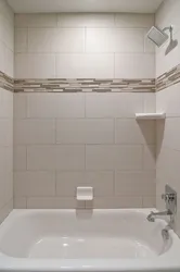 Photo of laying tiles in the bathroom