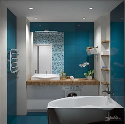 Celadon Color In The Bathroom Interior