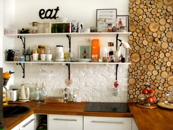 Kitchen wall design options photo