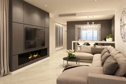 Living room interior design project