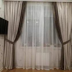 What kind of curtains for the living room photo