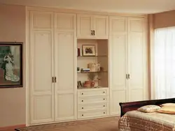 Wardrobe in the living room in the interior