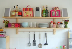 How To Design Shelves In The Kitchen Photo