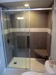 Bathroom design with homemade shower