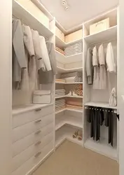 Design of a small dressing room 1 by 1