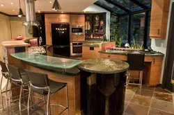 Kitchen with bar design
