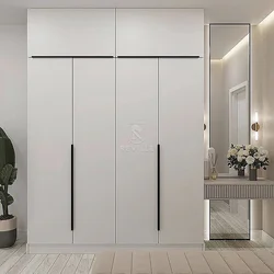 Bedroom wardrobe with hinged doors photo options