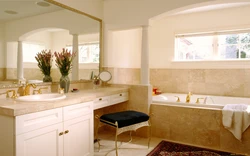 Interior room kitchen bath
