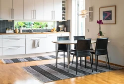 Kitchen Design With Carpet On The Floor