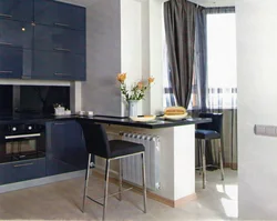 Совместить кухню с гостиной и с балконом дизайн