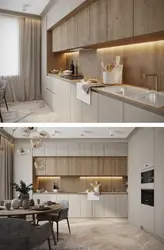 New kitchen design in the apartment