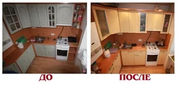 Kitchen design before and after photos