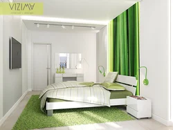 Дизайн Спальни В Серо Зеленых Тонах