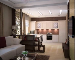 Living room kitchen design yourself