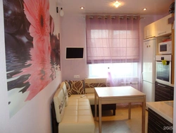 6 m kitchen with sofa photo