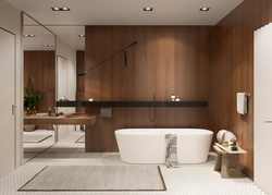 Minimalist bath design