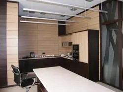 Kitchen interior with MDF panels photo design