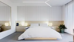 White walls in the bedroom photo