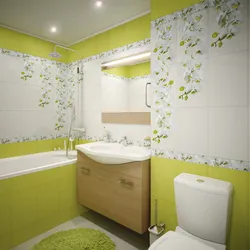 Bright bathroom tiles photo