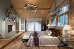 Дизайн спальни в загородном стиле