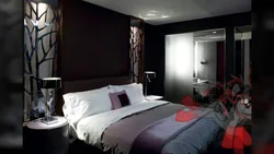 Dark Bedroom Design Photo In Modern