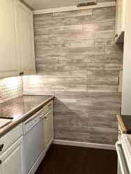 Laminate On The Wall In The Kitchen Photo In The Apartment