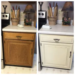 Как покрасить старую кухню фото