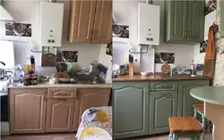 Як пафарбаваць старую кухню фота