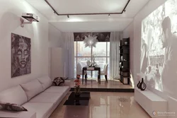 Living Room Design With Balcony Photo