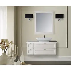 Bathroom vanity mirror photo