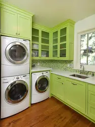 Photo Of Kitchen With Washing Machine