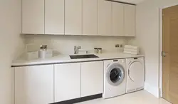 Фота кухні з пральнай
