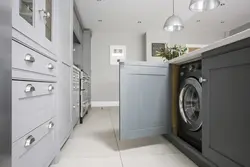 Photo of kitchen with washing machine