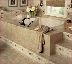 Красивые ванны выложенные плиткой фото