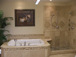 Beautiful tiled bathtubs photo