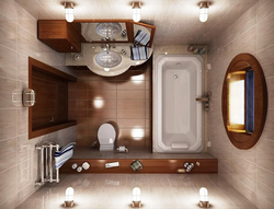 Bathroom interior 3 by 3