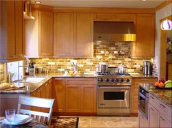 Photo Apartment Stove In The Kitchen