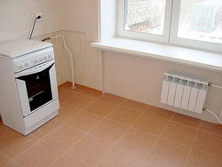 Photo apartment stove in the kitchen