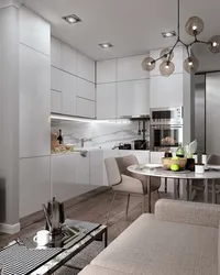 How to design a kitchen 16 square meters