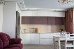 Kitchen design with mezzanines to the ceiling