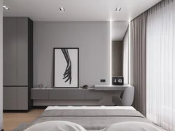 Bright Bedroom In Minimalist Style Design