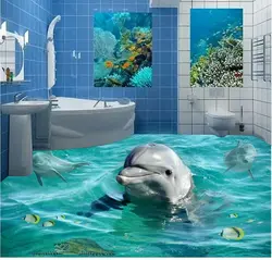 Photo of 3D walls for the bathroom