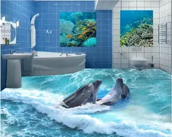 Ваннаға Арналған 3D Қабырғаларының Фотосы