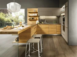 Wooden Modern Kitchen Photo
