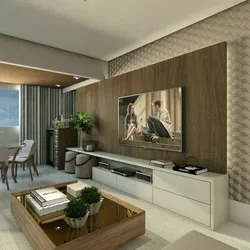 TV In The Living Room Design Photo