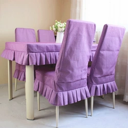 How To Sew Chair Covers With A Back For The Kitchen Photo