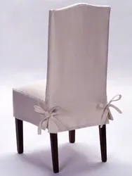 How to sew chair covers with a back for the kitchen photo