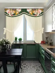 Ідэі штор для кухні ў сучасным стылі фота