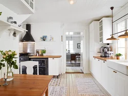 Дом в скандинавском стиле интерьер кухня